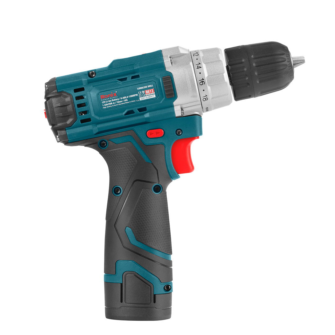 12V Cordless drill driver 10mm-26N.m