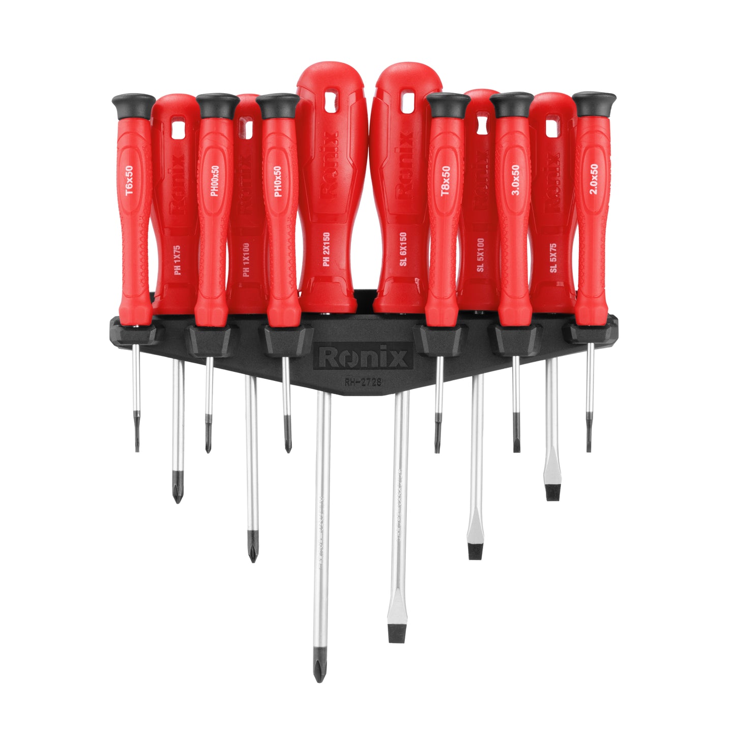 Screwdriver and Precision Screwdriver Set – 12Pcs — Ronix tool view 2 | Authorized distributor KSA