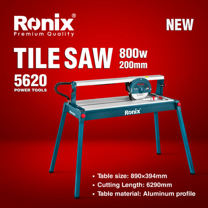 Electric Tile Saw 800W-200mm — Ronix tool view 2 | Authorized distributor KSA