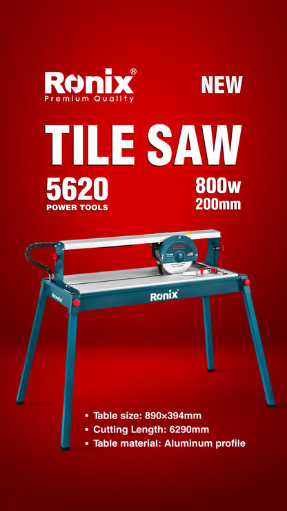 Electric Tile Saw 800W-200mm — Ronix tool view 3 | Authorized distributor KSA