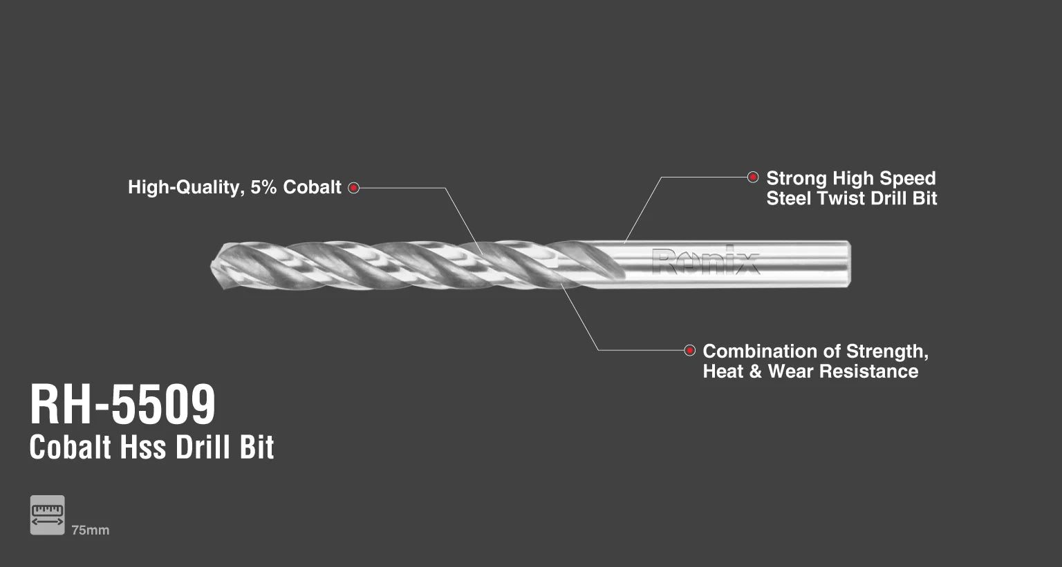5%Cobalt HSS drill bit 4mm