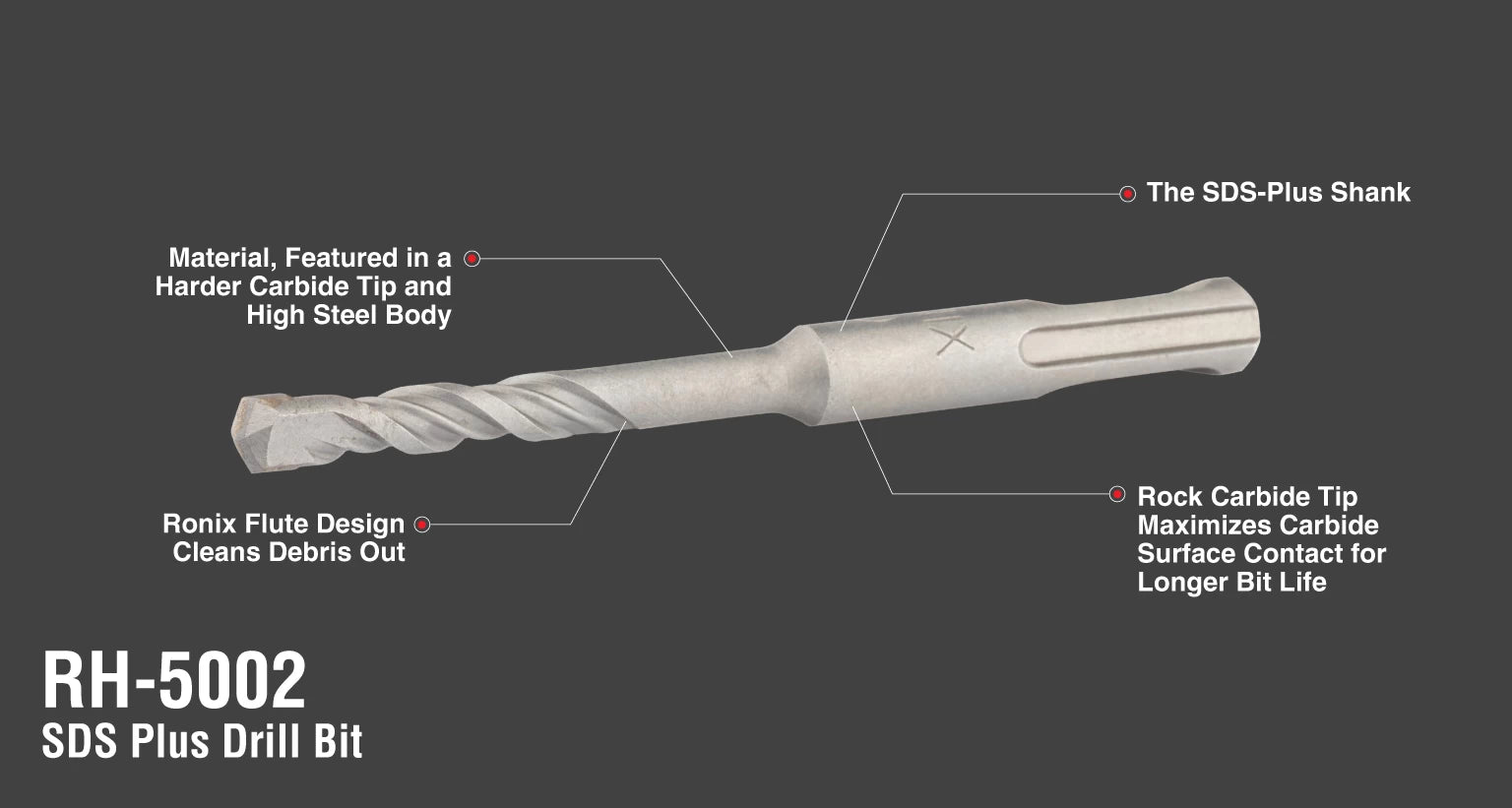 SDS Plus Drill Bit 7x110 mm