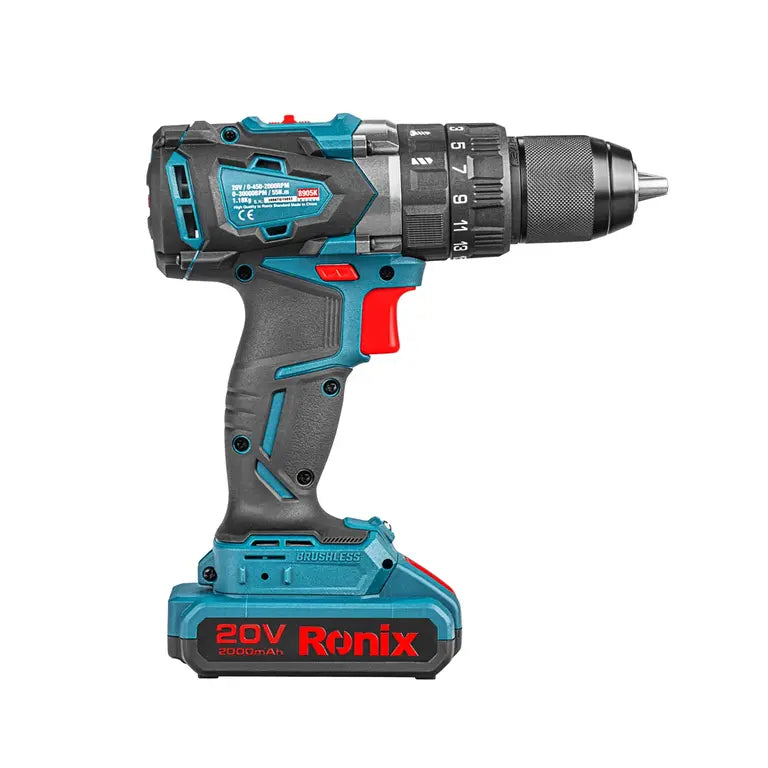 20V-Brushless-impact-Drill-kit-13mm-55N.m view 2