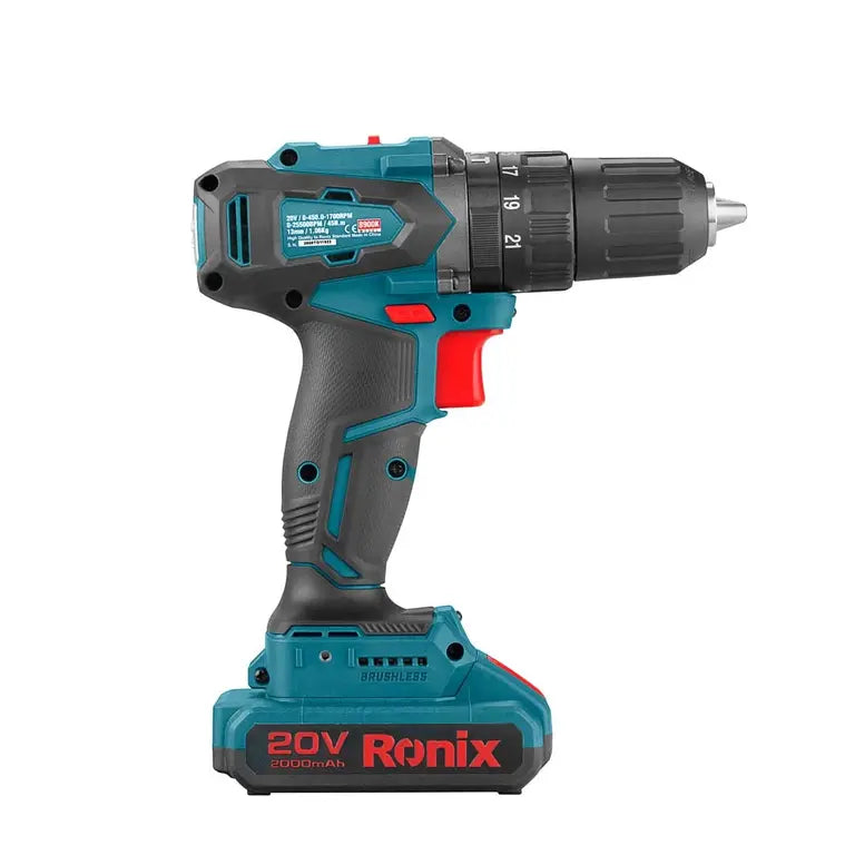 20V-Brushless-impact-Drill-kit-13mm-45N.m view 2
