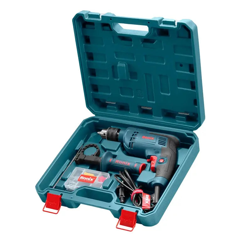 rs-0005-impact-drill-kit-750w-13mm-54pcs-buy-ronix-online-in-ksa view 2