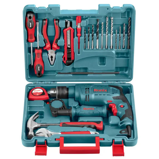 Impact-drill-kits-22-pcs-650W-13mm view 1