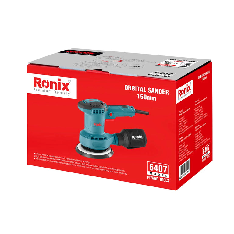 Electric-Orbital-Sander-450W-150mm view 11